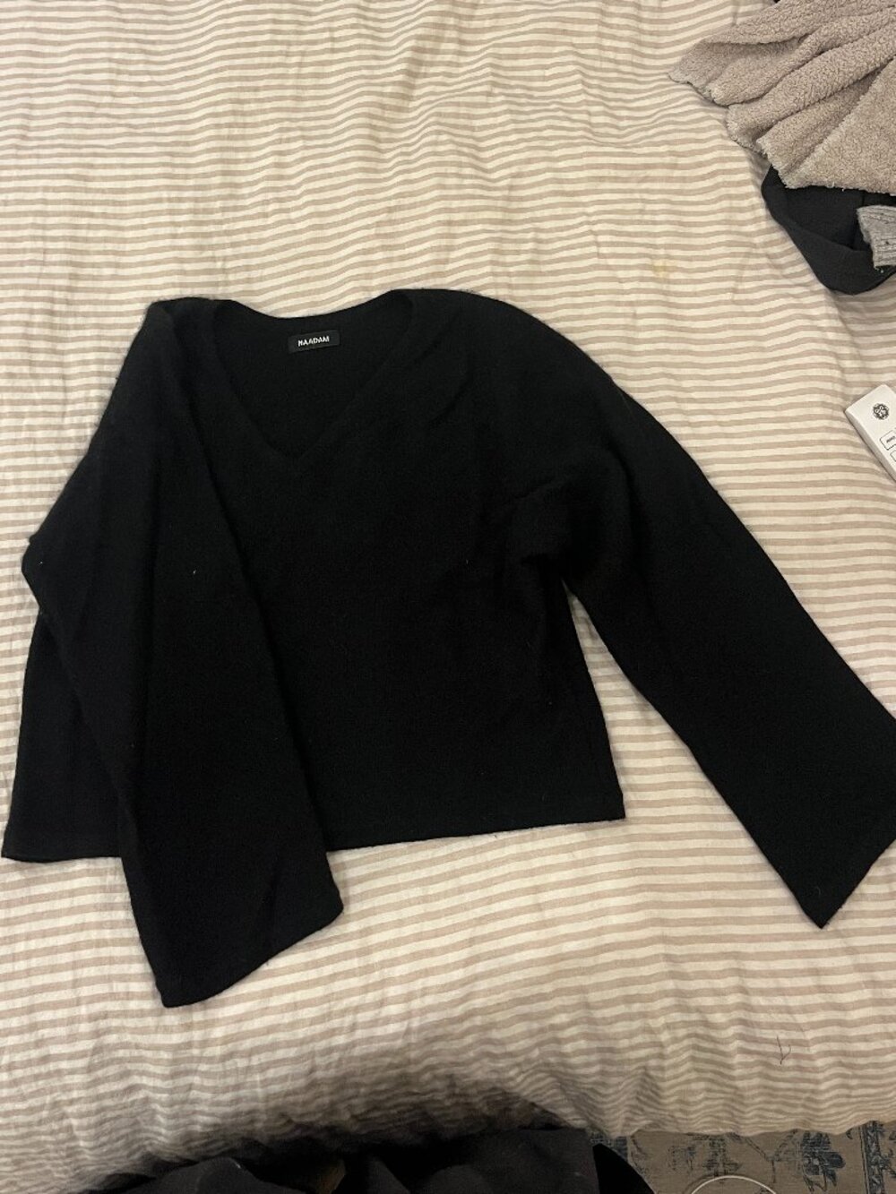 Naadam Black Sweater